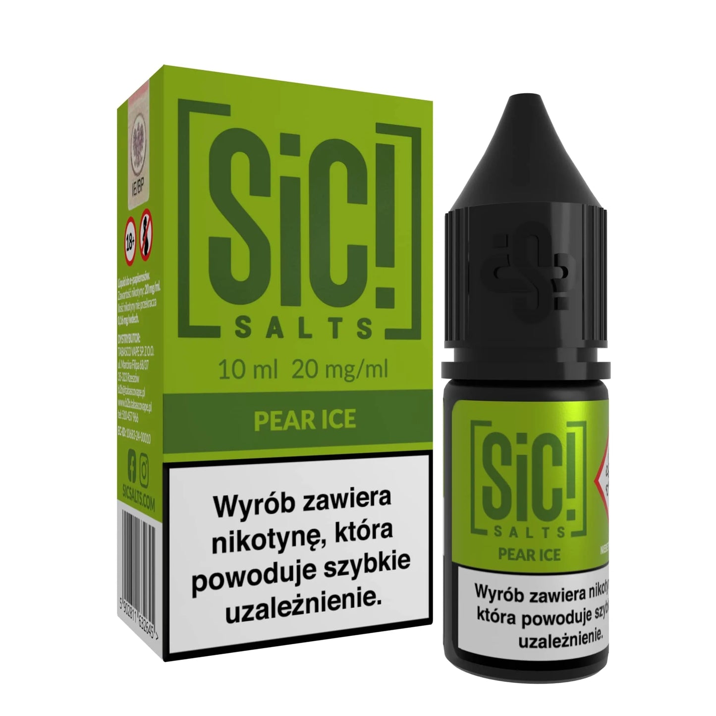 Liquid Sic Salts! 10ml - Pear Ice 20mg