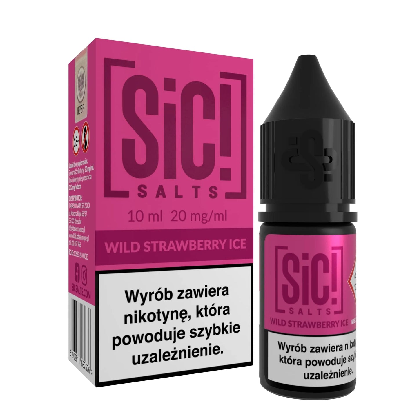 Liquid Sic Salts! 10ml - Wild Strawberry Ice 20mg
