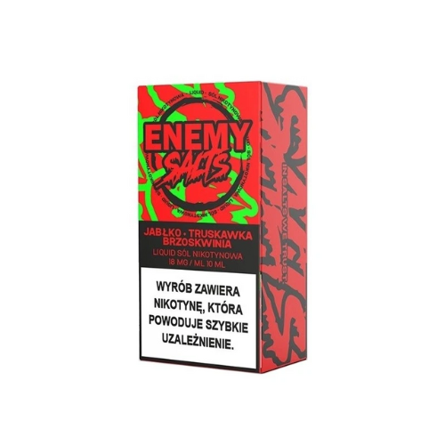 Liquid Enemy Salts - Jabłko Truskawka Brzoskwinia 18mg