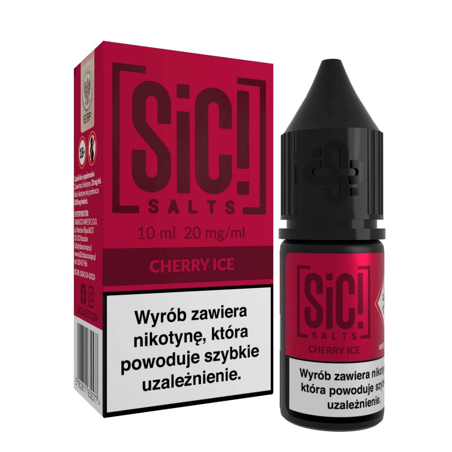 Liquid Sic Salts! 10ml - Cherry Ice 20mg