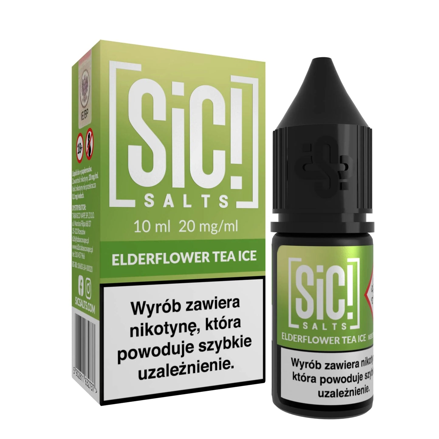 Liquid Sic Salts! 10ml - Edelflower Tea Ice 20mg