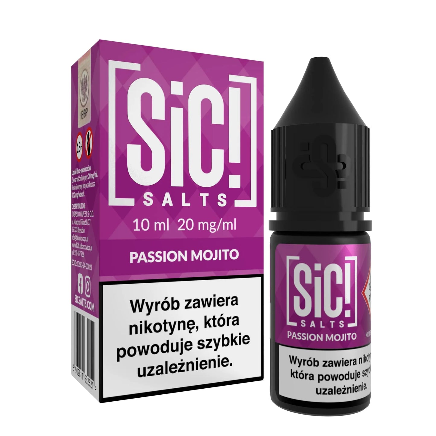 Liquid Sic Salts! 10ml - Passion Mojito 20mg