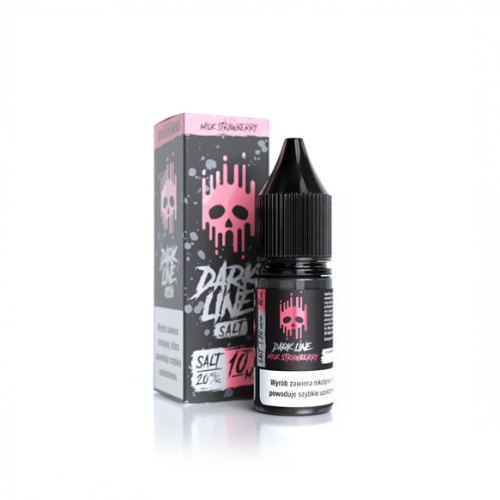 Liquid Dark Line Salt 10 ml – Milk Strawberry 20 mg