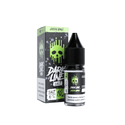 Liquid Dark Line Salt 10 ml – Green Apple 10 mg
