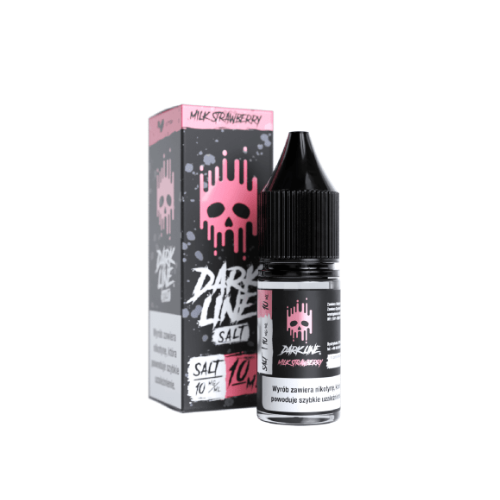 Liquid Dark Line Salt 10 ml – Milk Strawberry 10 mg