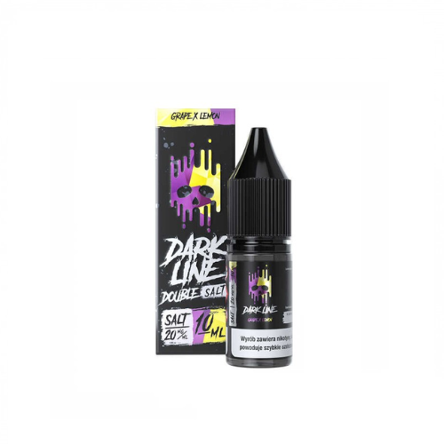 Liquid Dark Line Double Salt 10 ml – Grape Lemon 20 mg