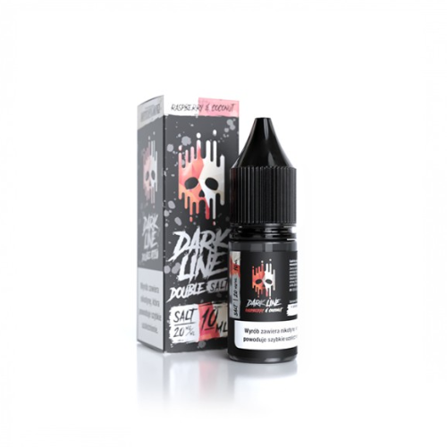 Liquid Dark Line Double Salt 10 ml – Rasberry Coconut 20 mg