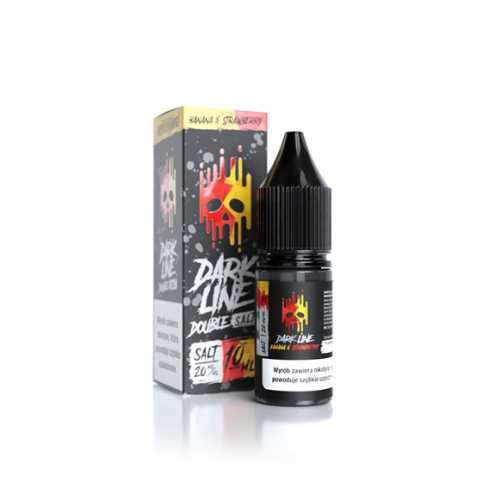 Liquid Dark Line Double Salt 10 ml – Banana Strawberry 20 mg