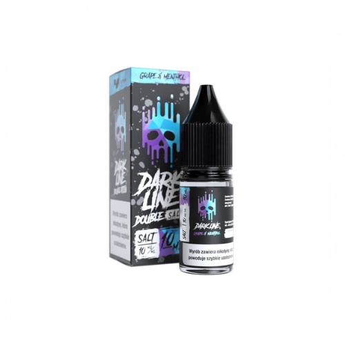 Liquid Dark Line Double Salt 10 ml – Grape Menthol 10 mg
