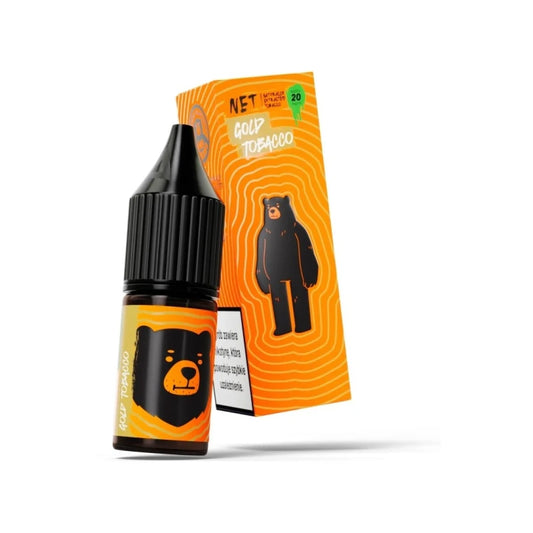 Liquid Go Bears Net Salt 10ml - Gold Tobacco 20mg