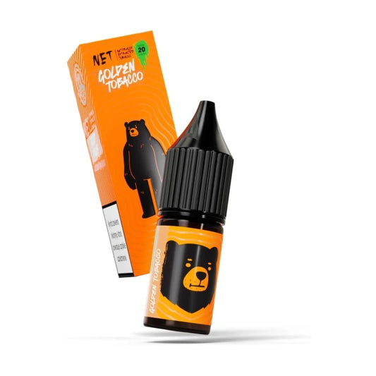 Liquid Go Bears Net Salt 10ml - Golden Tobacco 20mg