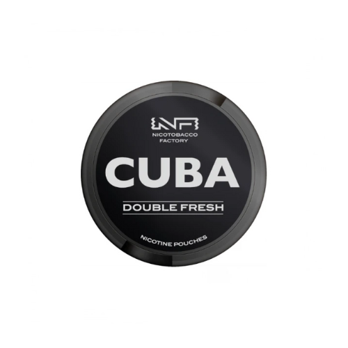 Woreczki nikotynowe - CUBA Black Double Fresh 66mg