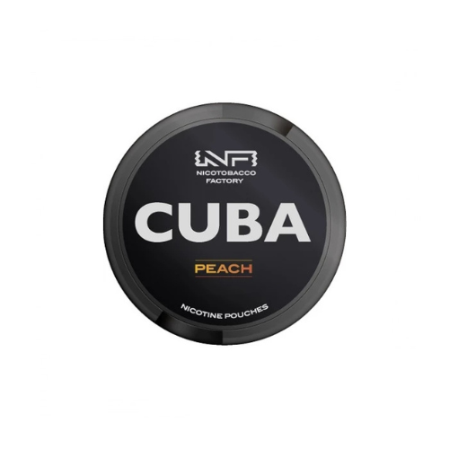Woreczki nikotynowe - CUBA Black Peach 66 mg
