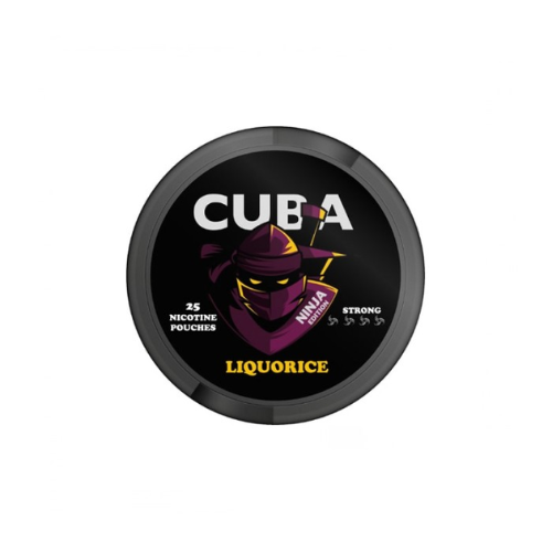 Woreczki nikotynowe - CUBA Ninja Liquorice 30mg