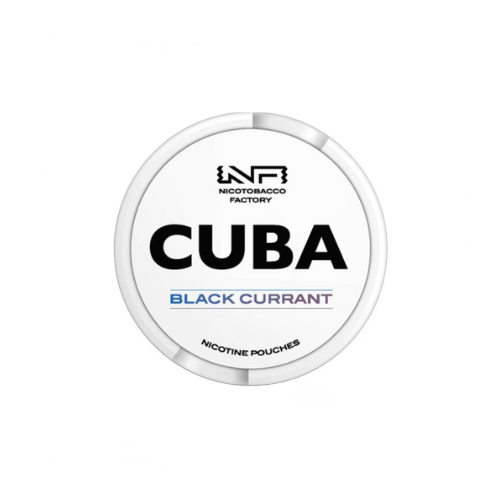 Woreczki nikotynowe - CUBA White Black Currant 25mg