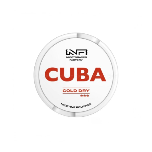 Woreczki nikotynowe - CUBA White Cold Dry 25mg