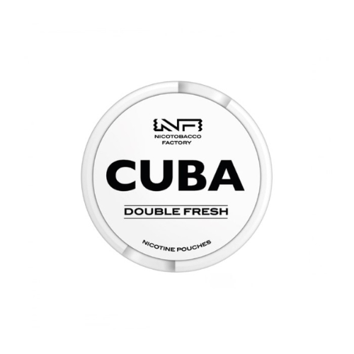 Woreczki nikotynowe - CUBA White Double Fresh 25mg