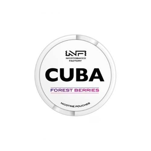 Woreczki nikotynowe - CUBA White Forest Berry 25mg