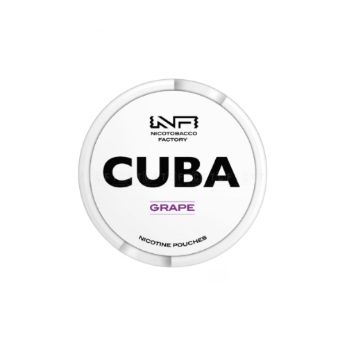 Woreczki Nikotynowe - CUBA White Grape 25mg