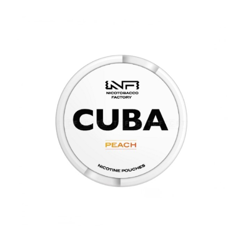 Woreczki nikotynowe - CUBA White Peach 25mg