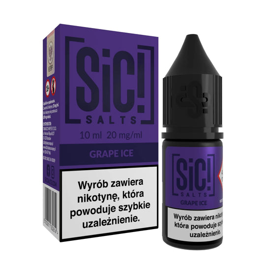 Liquid Sic Salts! 10ml - Grape Ice 20mg