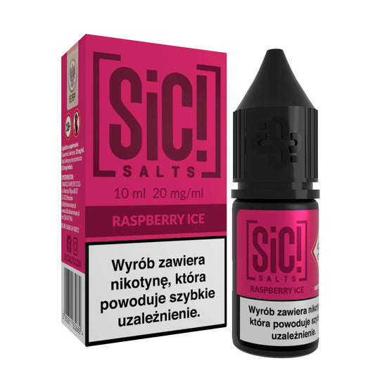 Liquid Sic Salts! 10ml - Raspberry Ice 20mg
