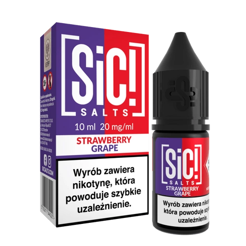 Liquid Sic Salts! 10ml - Strawberry Grape 20mg