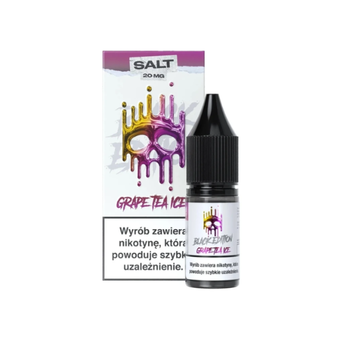 Liquid Dark Line Black Salt 10 ml – Grape Tea Ice 20 mg