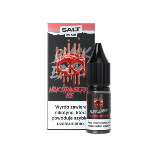 Liquid Dark Line Black Salt 10 ml – Milk Strawberry Ice 20 mg