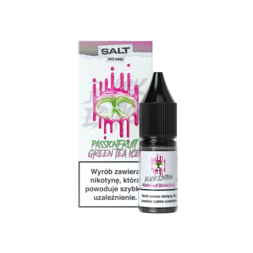 Liquid Dark Line Black Salt 10 ml – Passionfruit Green Tea Ice 20 mg