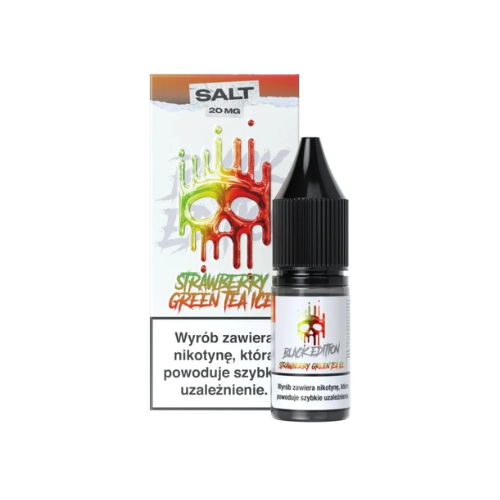 Liquid Dark Line Black Salt 10 ml – Strawberry Green Tea Ice 20 mg