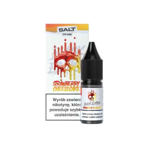 Liquid Dark Line Black Salt 10 ml – Strawberry Cheesecake 20 mg
