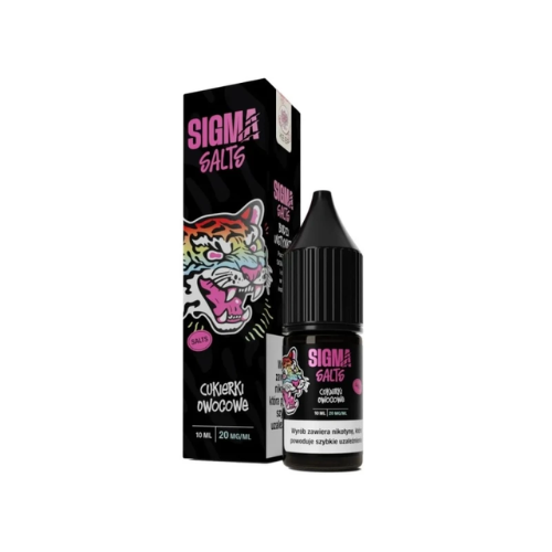 Liquid Sigma Salts 10ml - Cukierki Owocowe 20mg