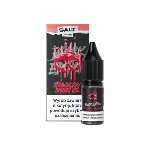 Liquid Dark Line Black Salt 10 ml – Strawberry Sorbet Ice 20 mg