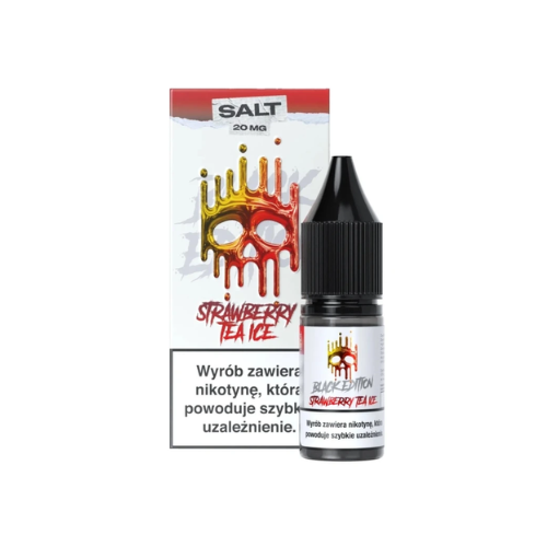 Liquid Dark Line Black Salt 10 ml – Strawberry Tea Ice 20 mg