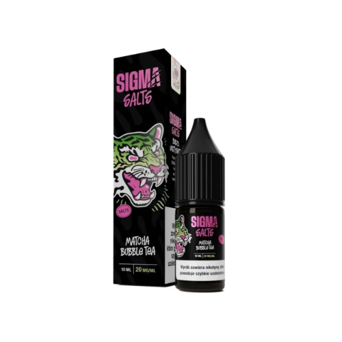 Liquid Sigma Salts 10ml - Matcha Bubble Tea 20mg