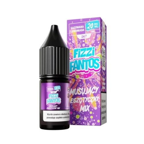 Liquid Fantos Fizzy Salt 10 ml – Musujący Egzotyczny Mix 20 mg