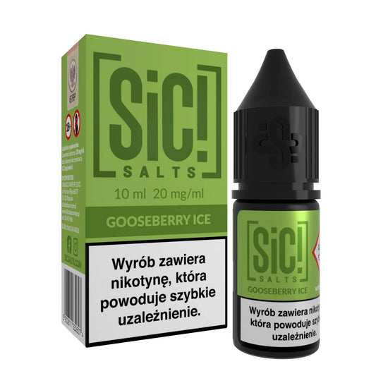 Liquid Sic Salts! 10ml - Gooseberry Ice 20mg