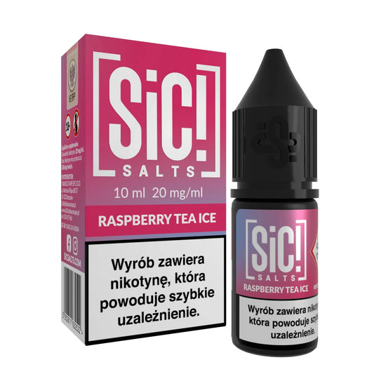 Liquid Sic Salts! 10ml - Raspberry Tea Ice 20mg