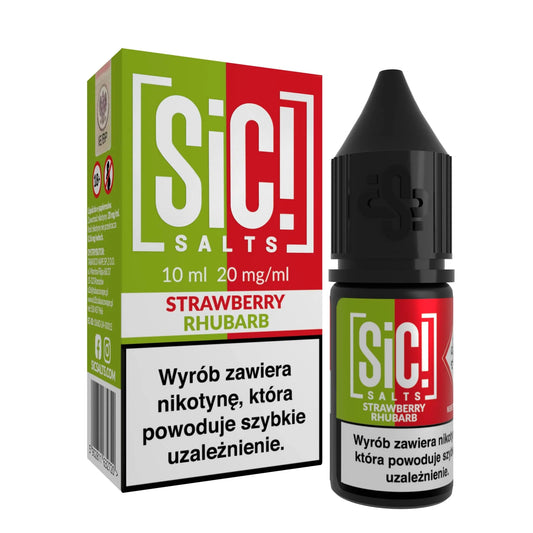 Liquid Sic Salts! 10ml - Strawberry Rhubarb 20mg